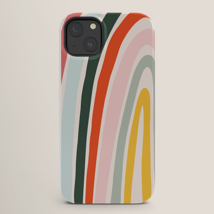70s Vintage Rainbow iPhone Case