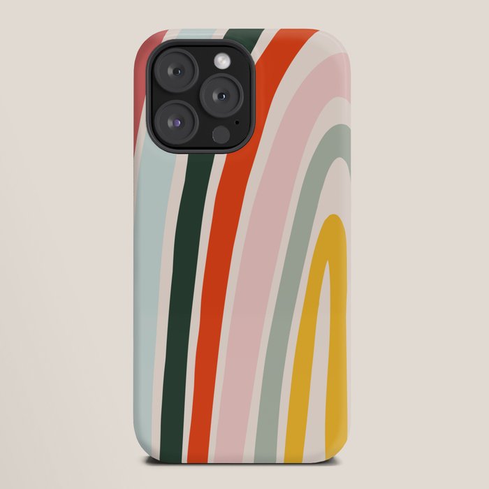 70s Vintage Rainbow iPhone Case