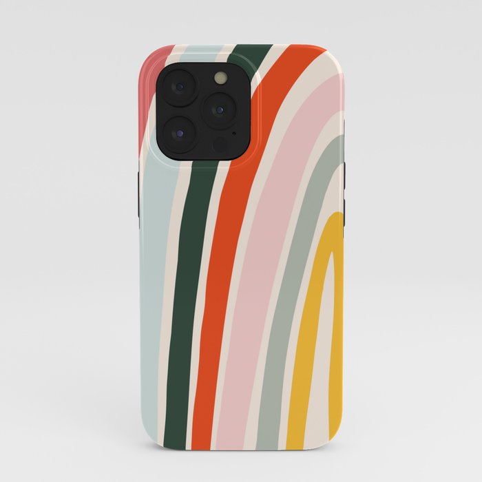70s Vintage Rainbow iPhone Case