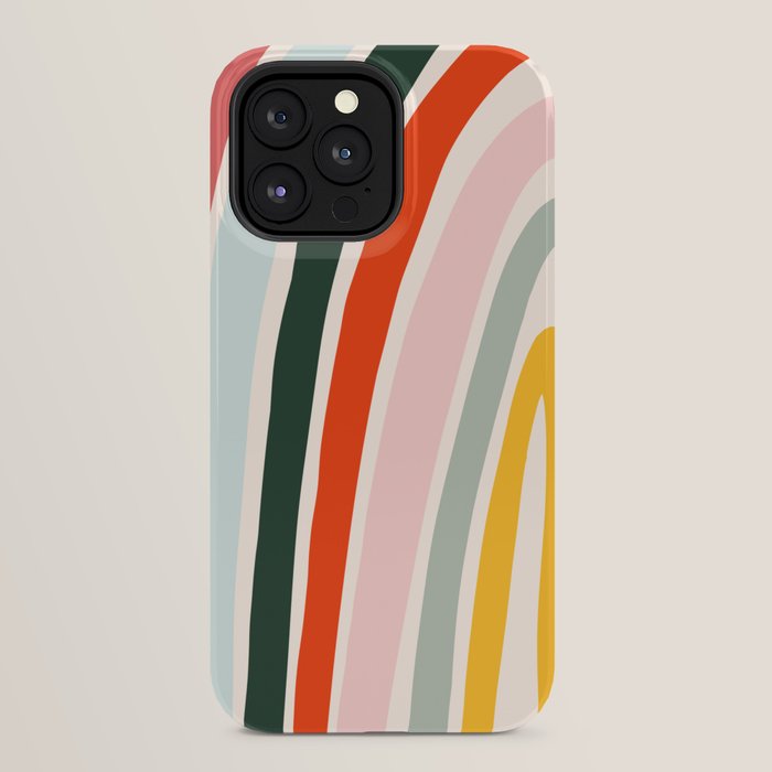 70s Vintage Rainbow iPhone Case