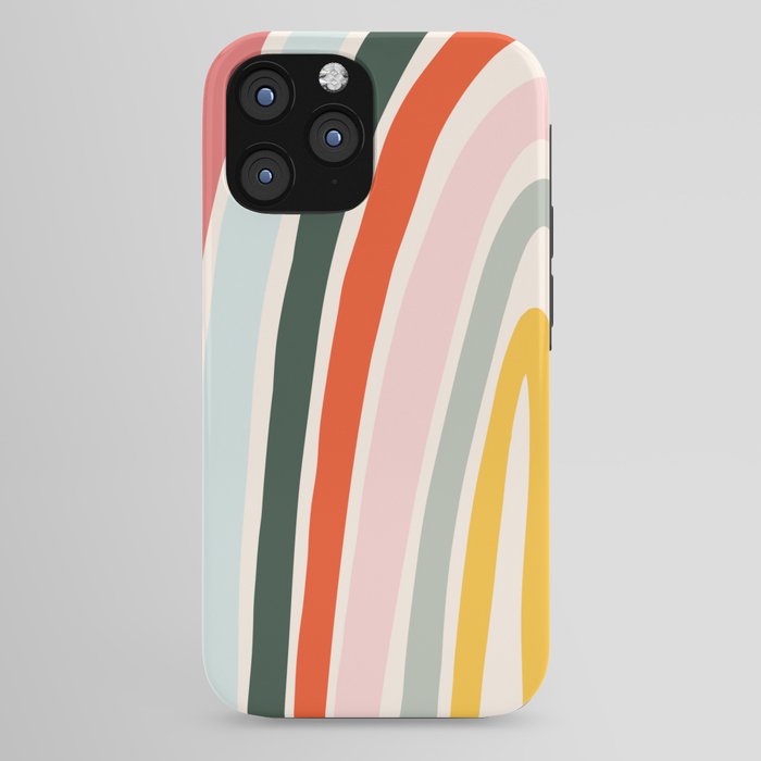 70s Vintage Rainbow iPhone Case