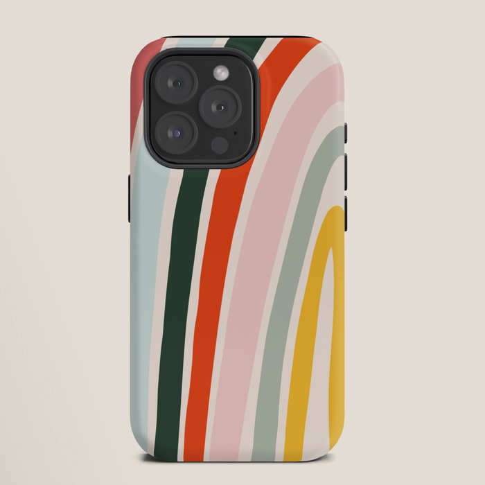 70s Vintage Rainbow iPhone Case