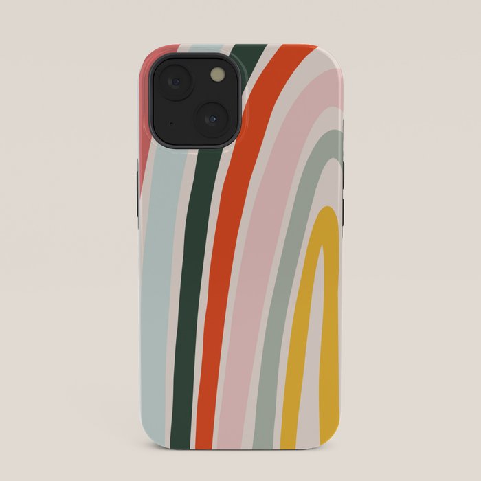 70s Vintage Rainbow iPhone Case