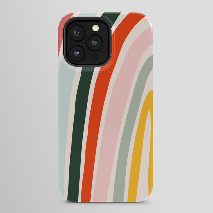 70s Vintage Rainbow iPhone Case