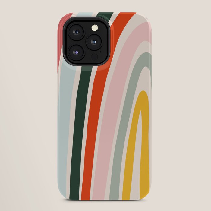 70s Vintage Rainbow iPhone Case