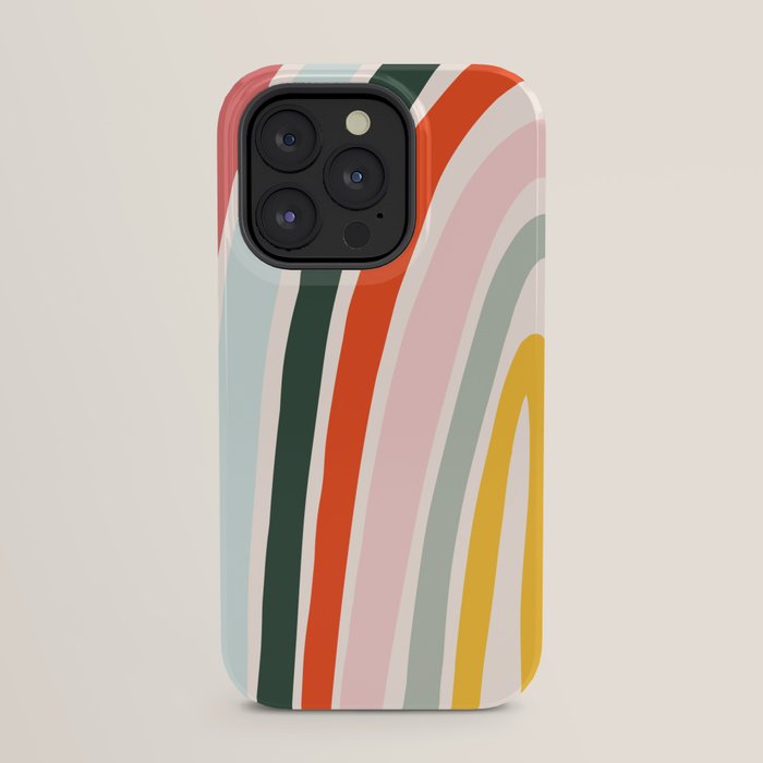 70s Vintage Rainbow iPhone Case