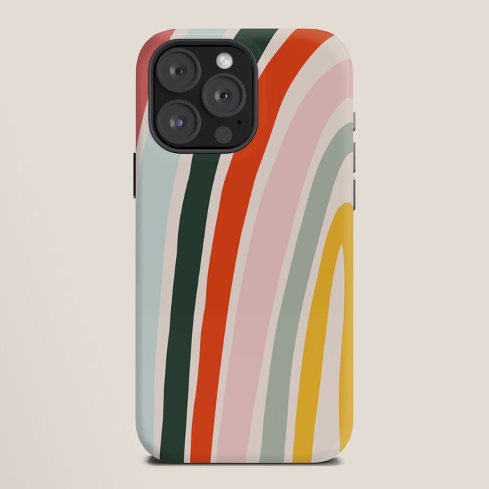 70s Vintage Rainbow iPhone Case