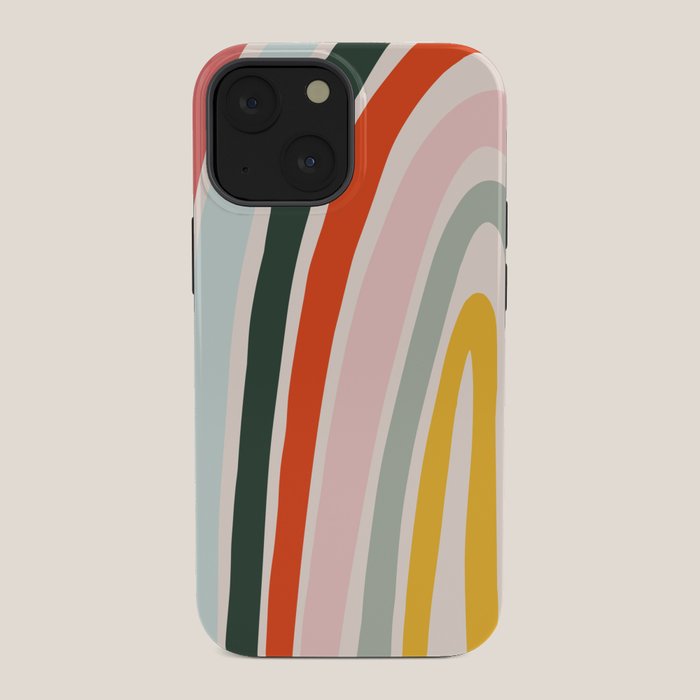 70s Vintage Rainbow iPhone Case