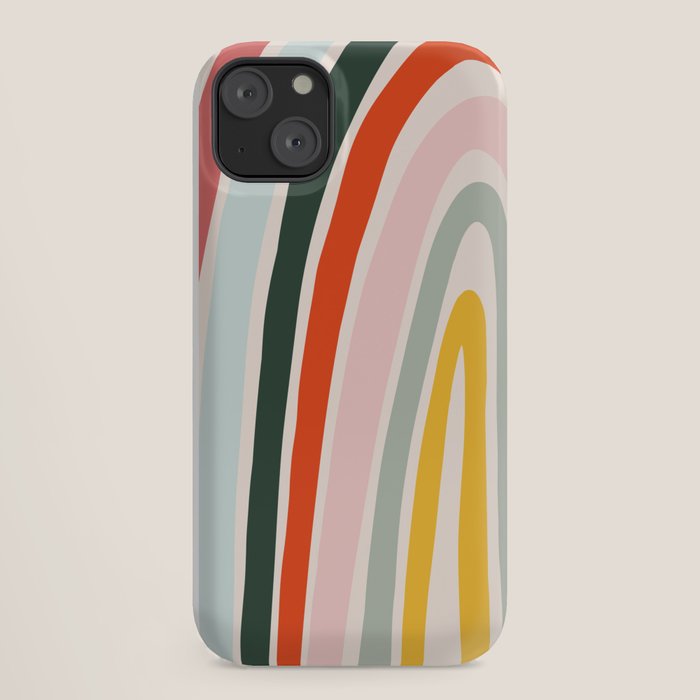 70s Vintage Rainbow iPhone Case