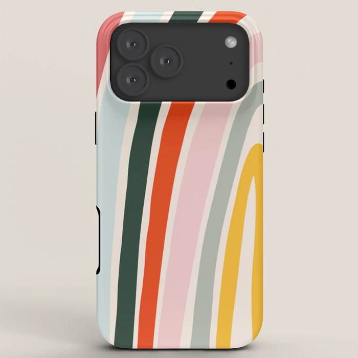 70s Vintage Rainbow iPhone Case