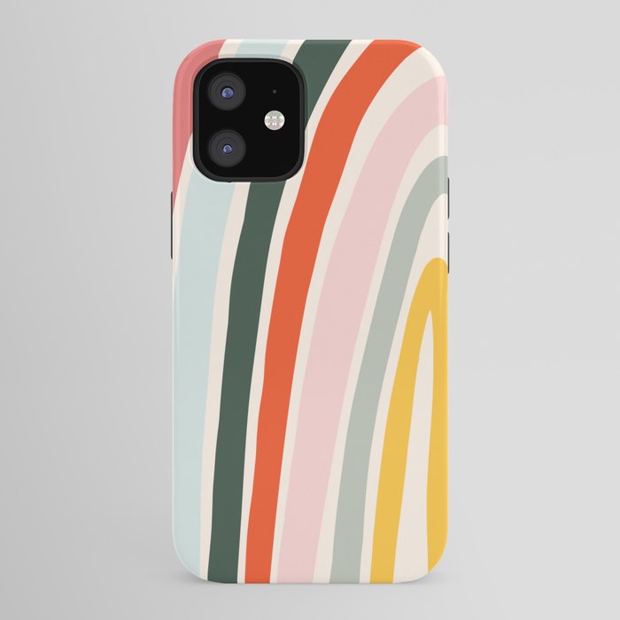70s Vintage Rainbow iPhone Case