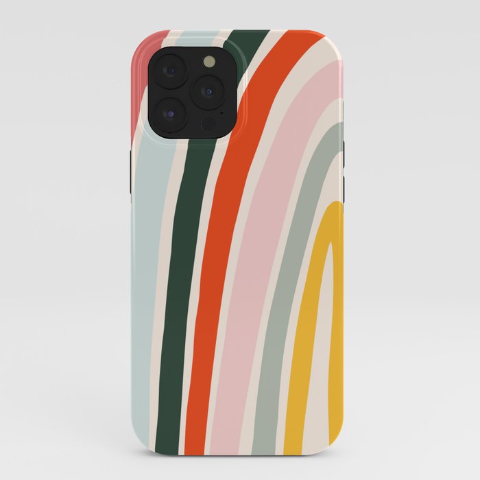 70s Vintage Rainbow iPhone Case