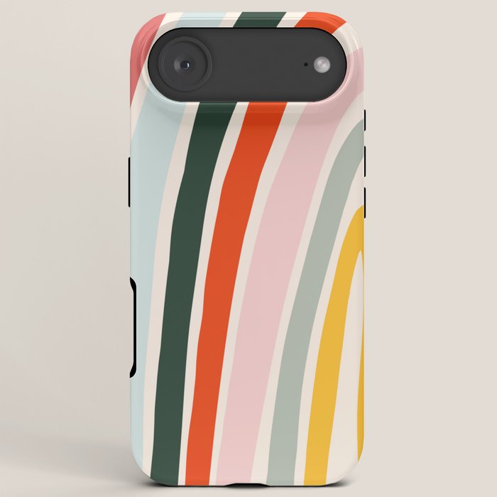 70s Vintage Rainbow iPhone Case
