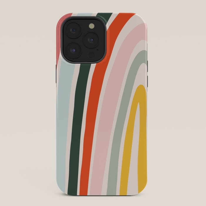 70s Vintage Rainbow iPhone Case