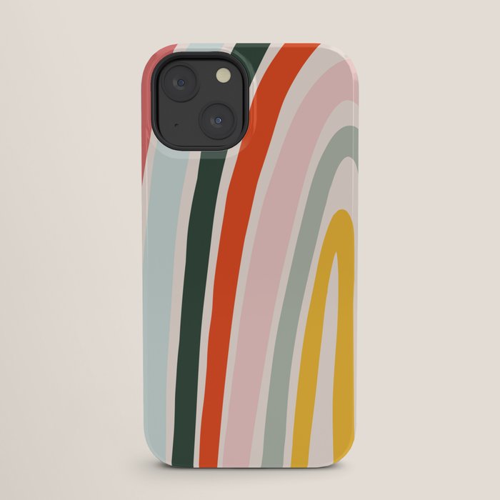 70s Vintage Rainbow iPhone Case