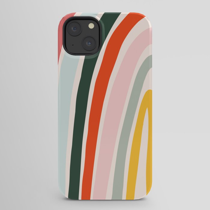 70s Vintage Rainbow iPhone Case