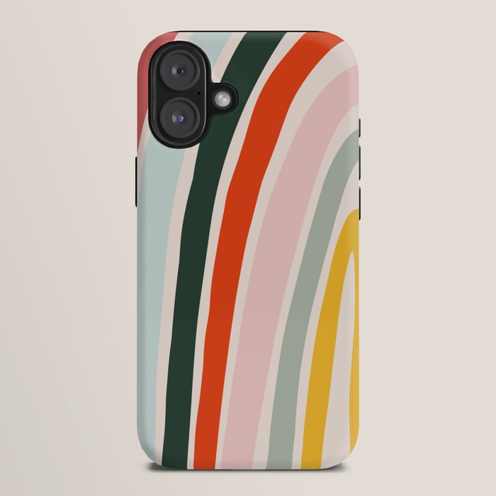 70s Vintage Rainbow iPhone Case