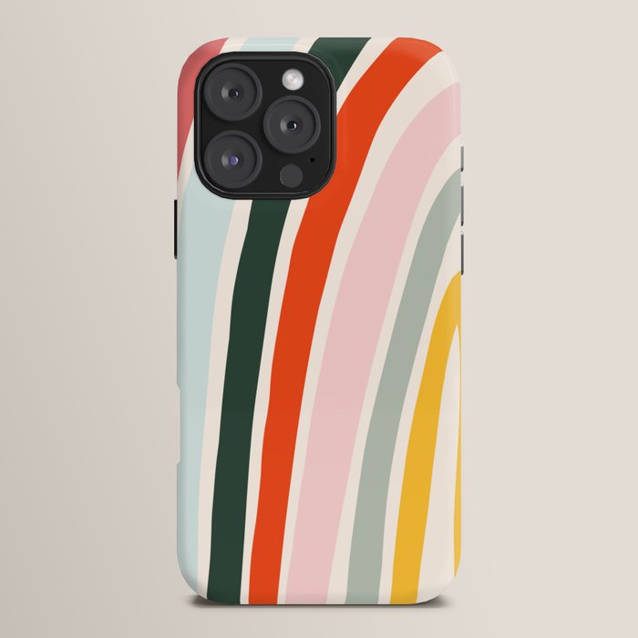 70s Vintage Rainbow iPhone Case
