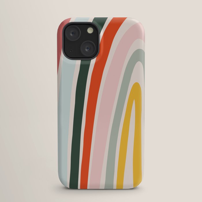 70s Vintage Rainbow iPhone Case