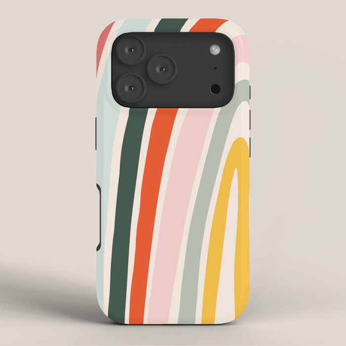 70s Vintage Rainbow iPhone Case