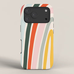 70s Vintage Rainbow iPhone Case