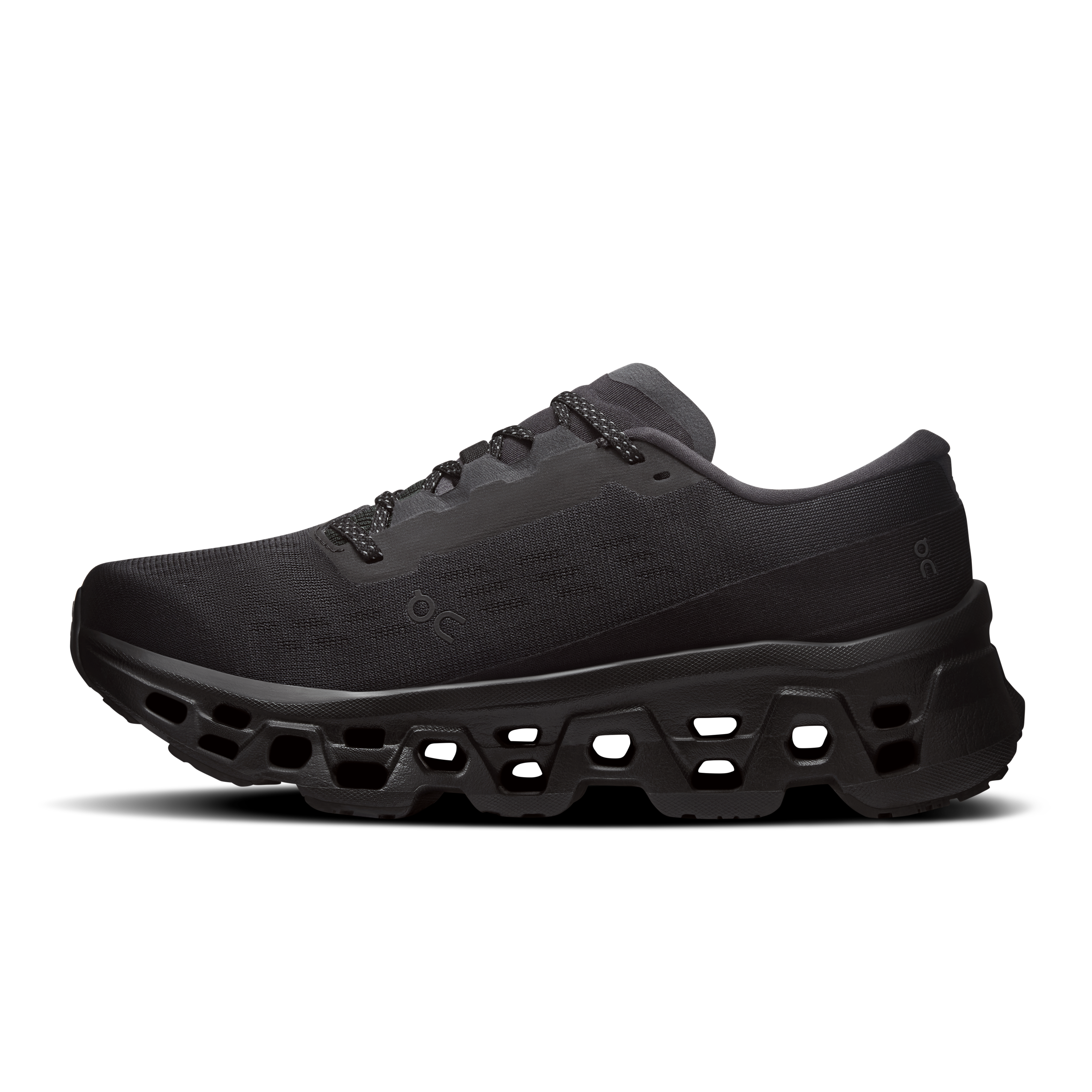 On Running Women's Cloudmonster 3 Wide Shoes - Black / Black