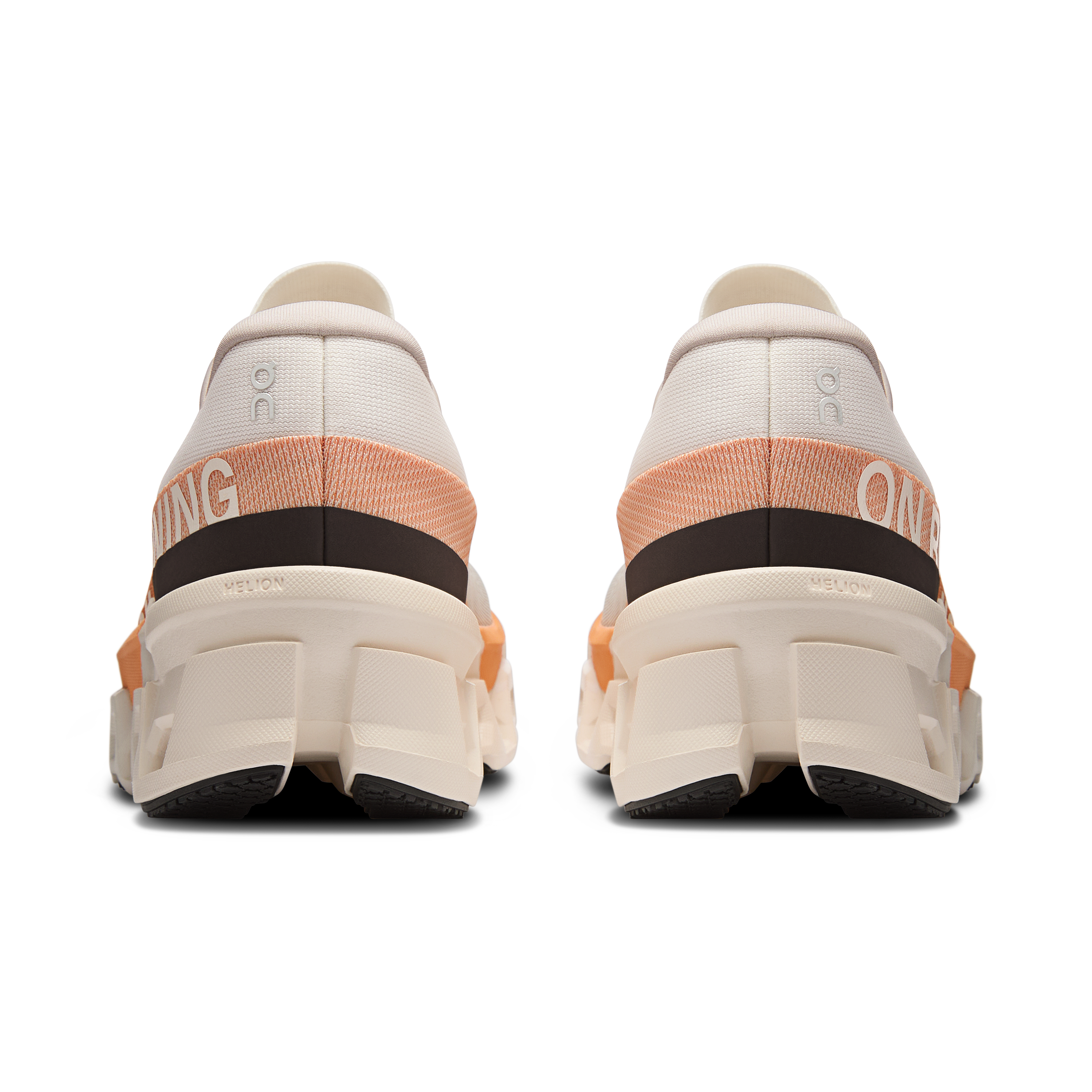 On Running Women's Cloudmonster 2 Shoes - Ivory / Tangerine