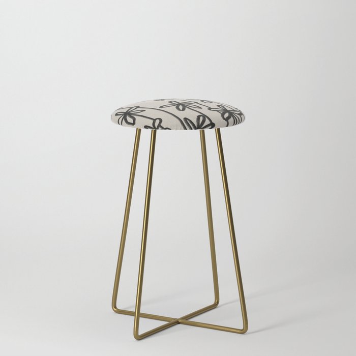 A Field Of Flowers Stool