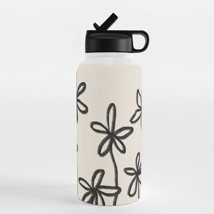 A Field Of Flowers Water Bottle