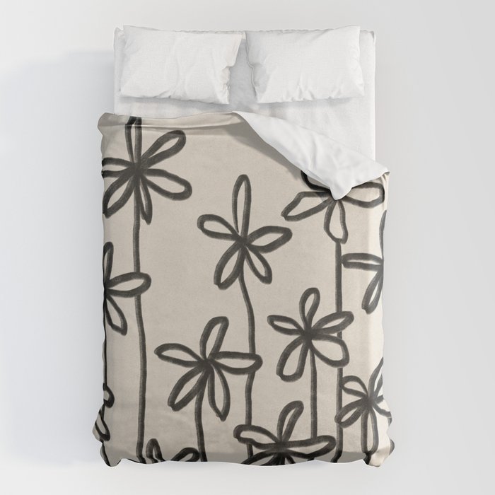 A Field Of Flowers Duvet Cover