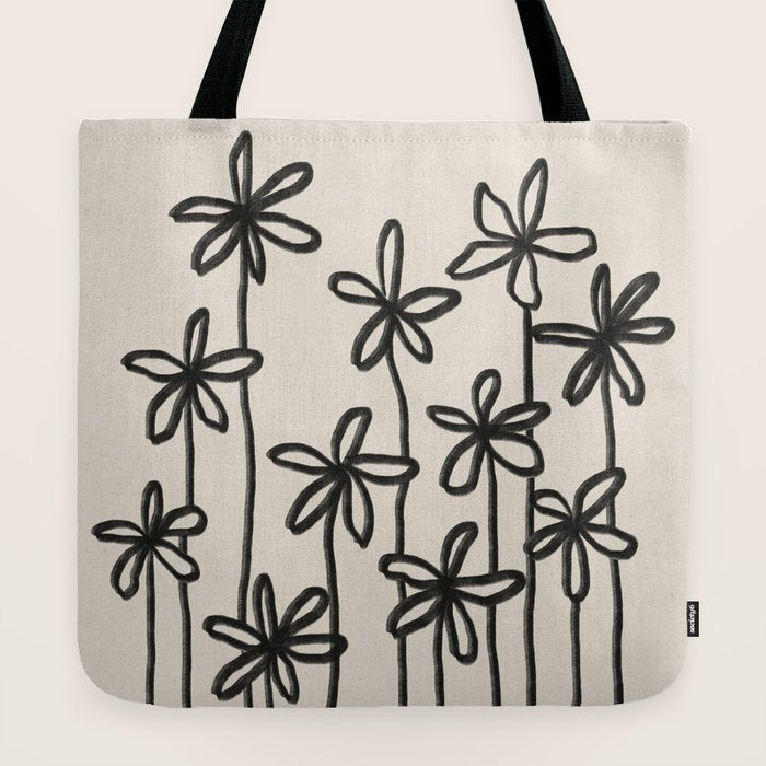 A Field Of Flowers Tote Bag