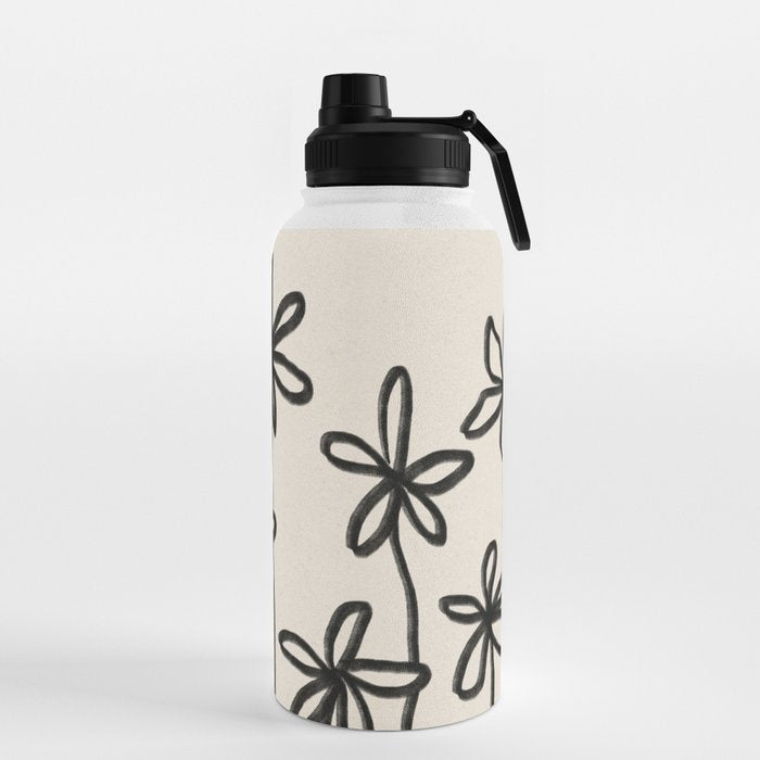 A Field Of Flowers Water Bottle