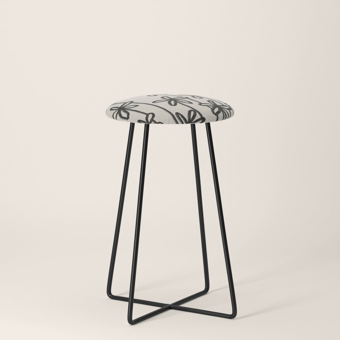 A Field Of Flowers Stool
