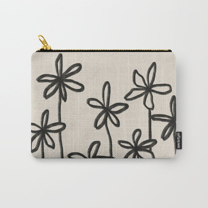 A Field Of Flowers Carry All Pouch