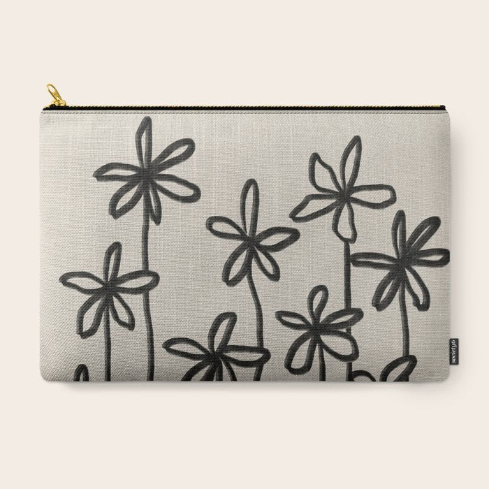 A Field Of Flowers Carry All Pouch