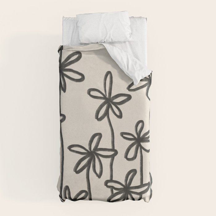 A Field Of Flowers Duvet Cover