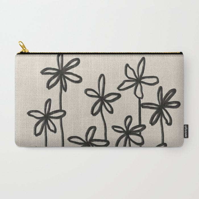 A Field Of Flowers Carry All Pouch