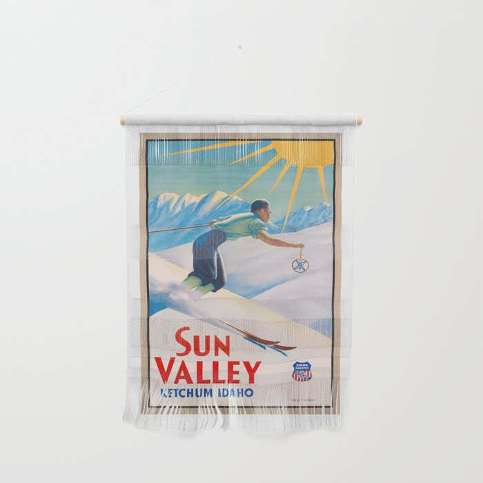 1940 Sun Valley Union Pacific Poster Wall Hanging