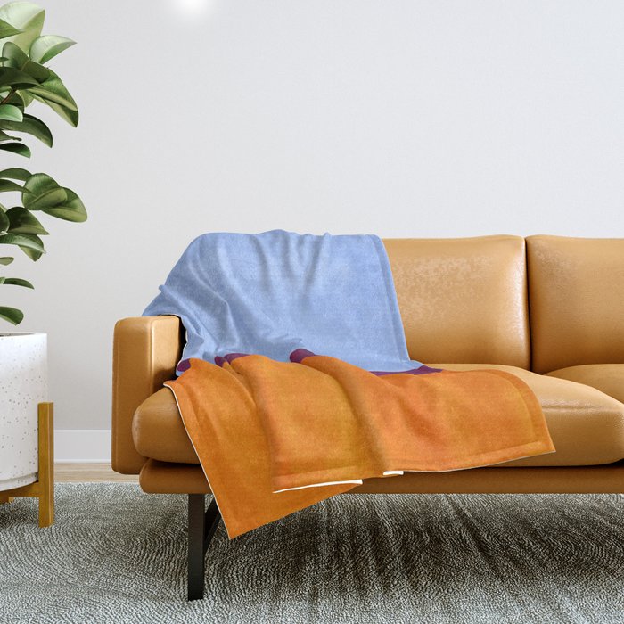 A House In Venice Throw Blanket
