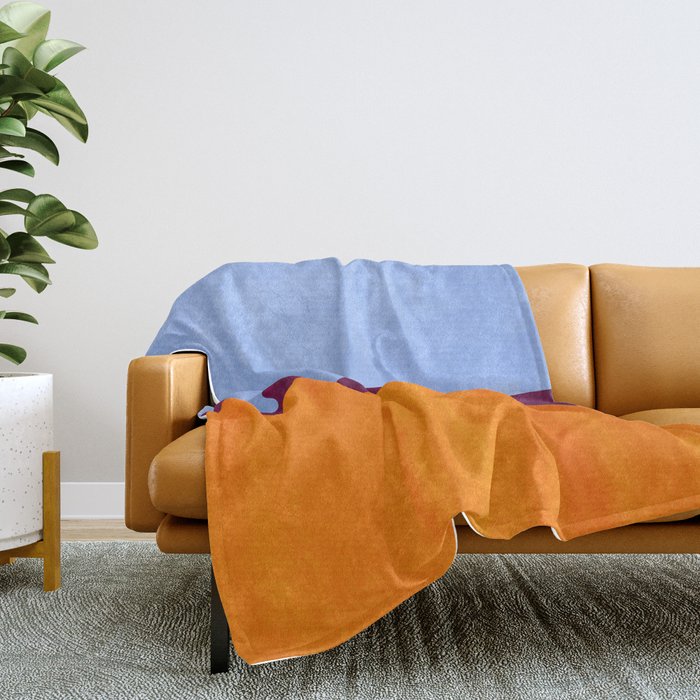 A House In Venice Throw Blanket