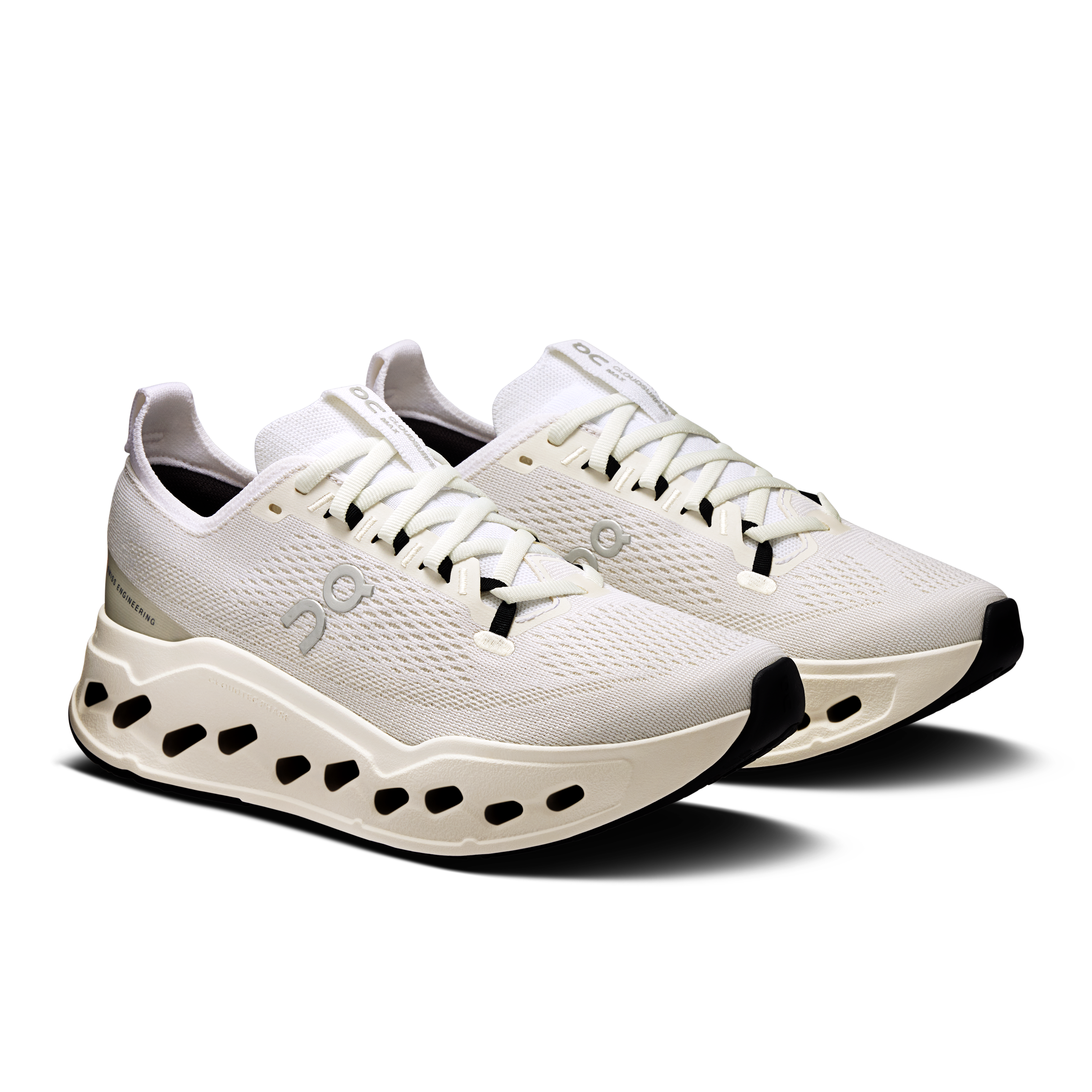 On Running Women's Cloudsurfer Max Shoes - White / White
