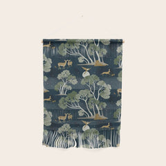 A Forest Awakens Full Moon Wall Hanging