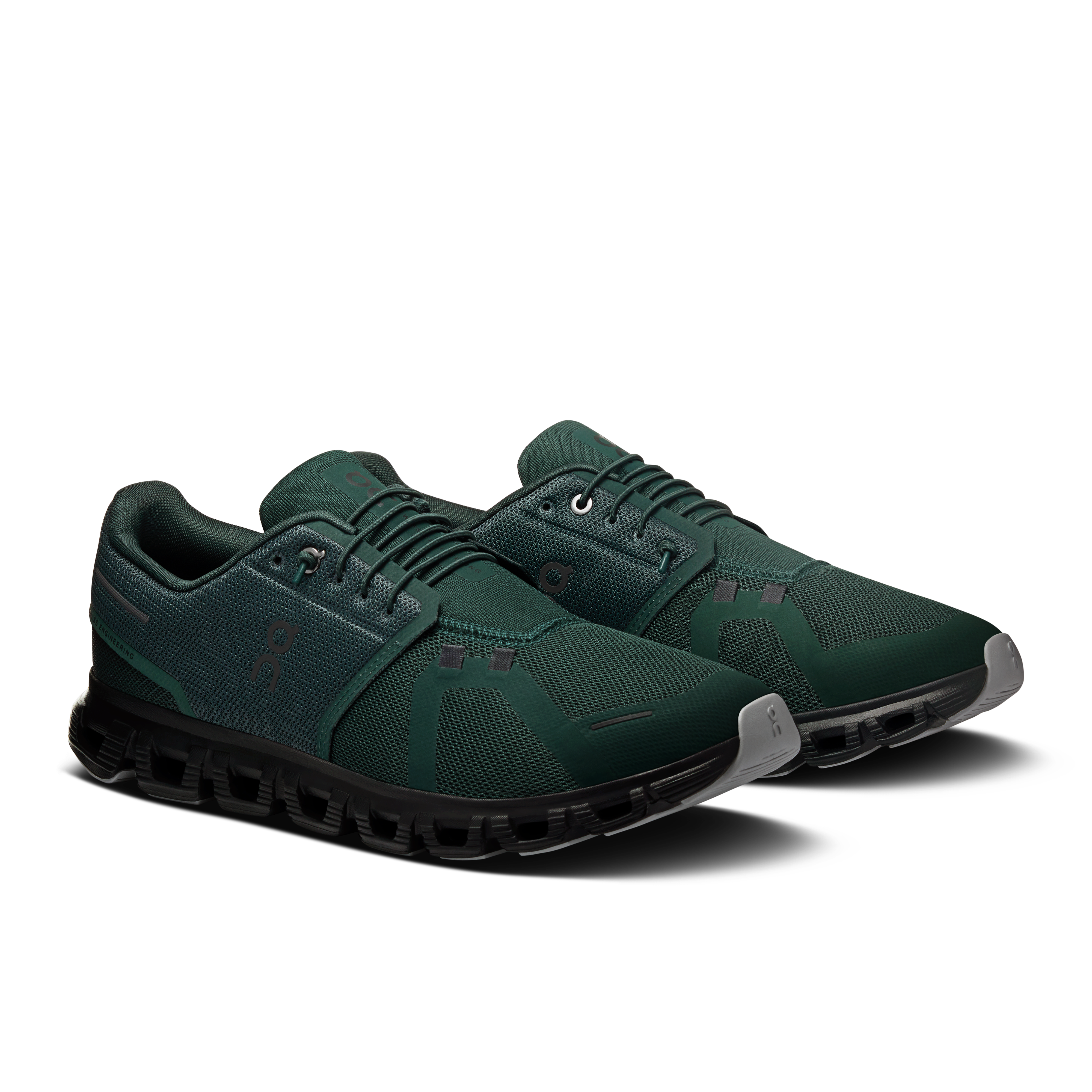 On Running Men's Cloud 6 Shoes - Evergreen / Glacier