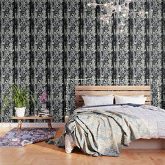 003: a vibrant abstract design in black and white by Alyssa Hamilton Art  Wallpaper