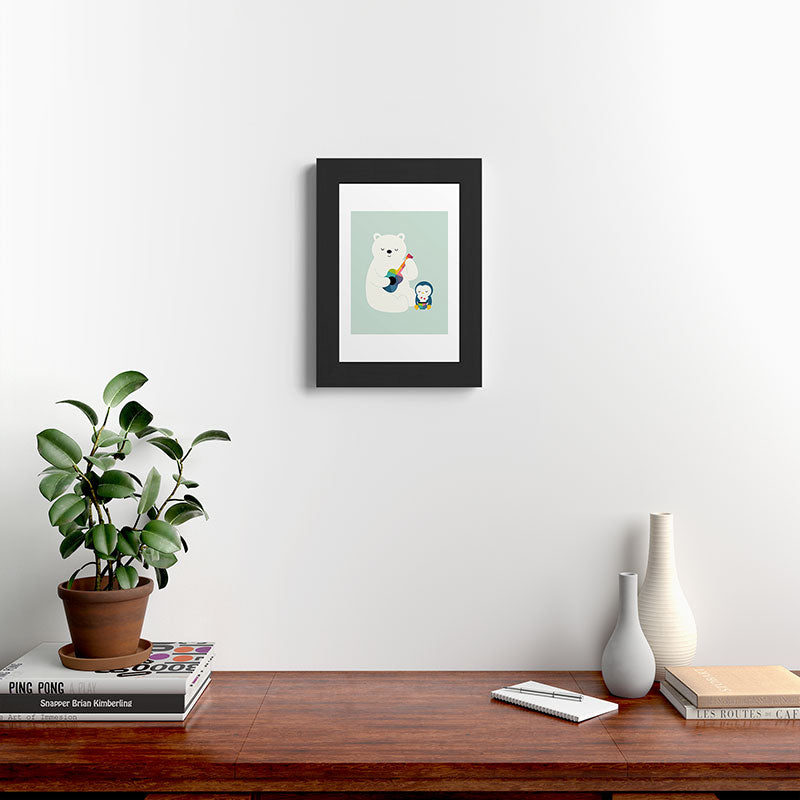 A Little Band Framed Art Print