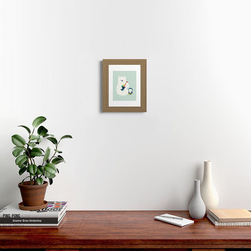 A Little Band Framed Art Print