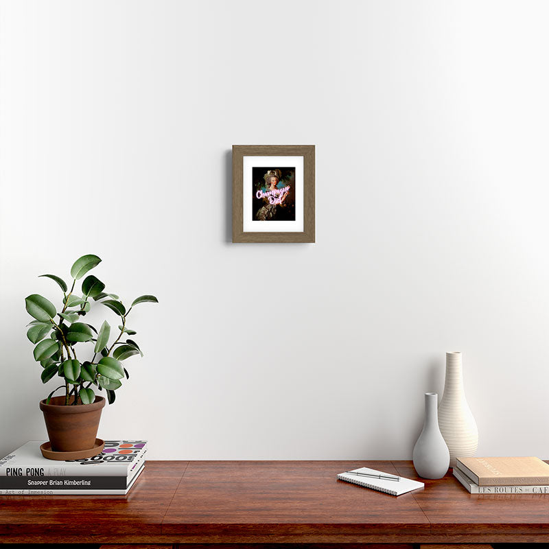 Champagne Diet' Marie Antoinette  Framed Art Print