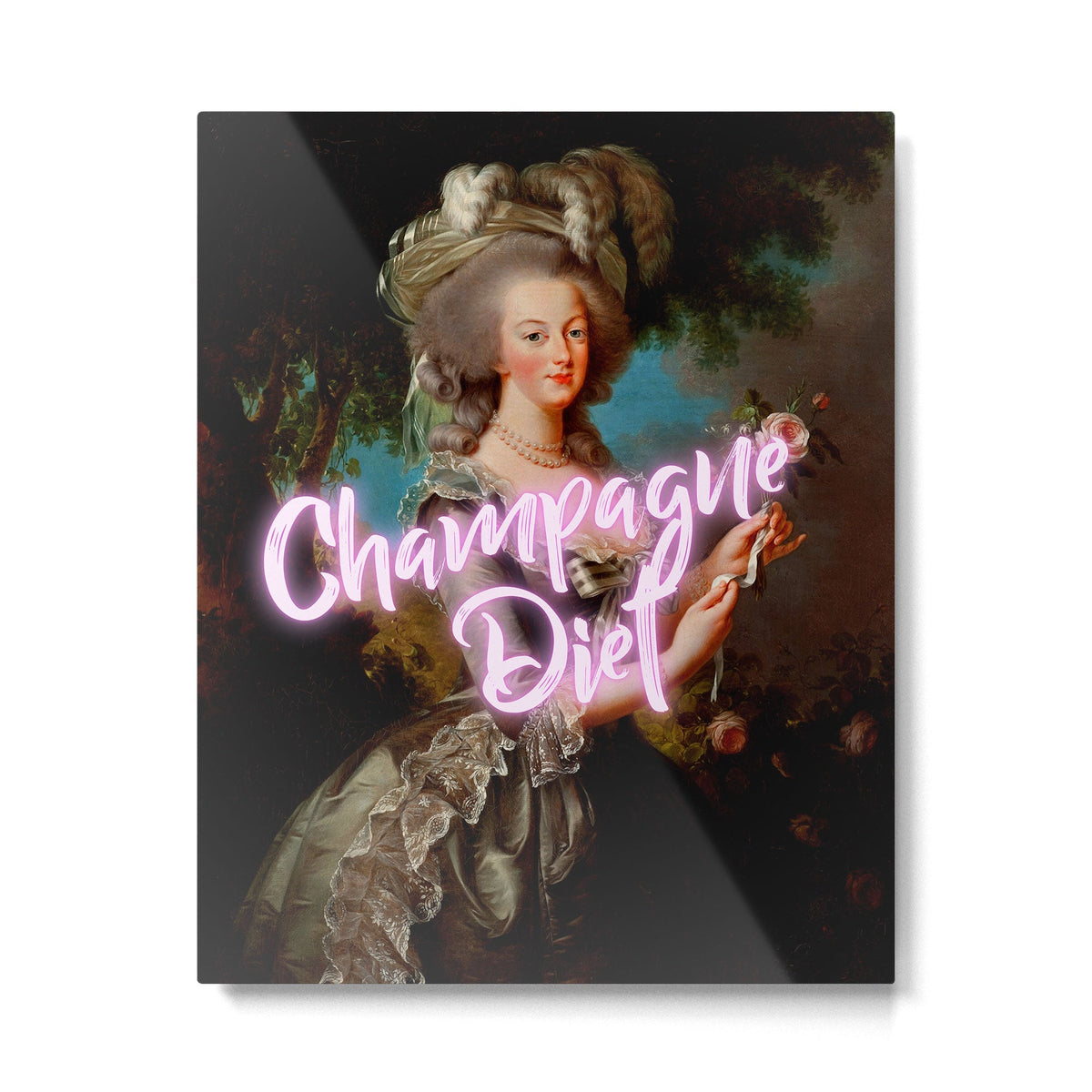 Champagne Diet' Marie Antoinette  Metal Print