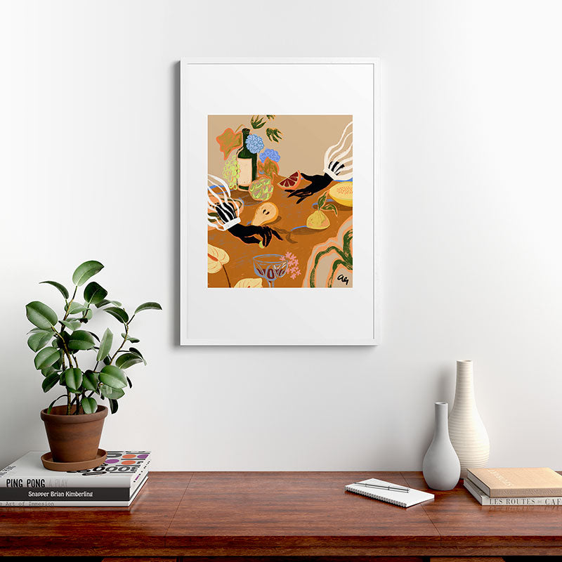 A Handful of Love Framed Art Print
