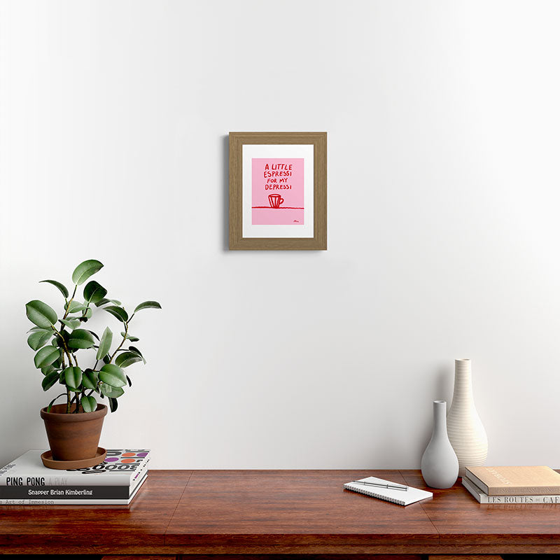 A Little Espressi  Framed Art Print
